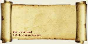 Una Skerlić vizit kartica